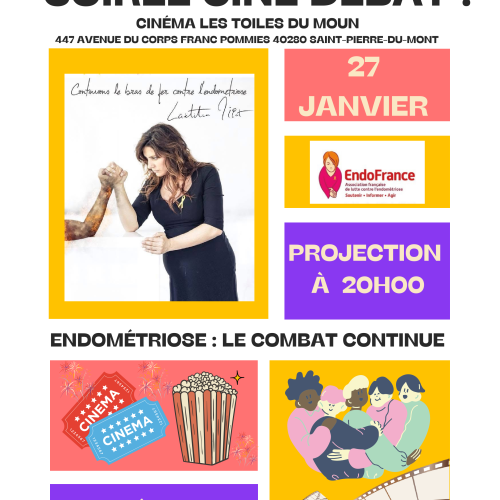 27 janvier 2026 – Soirée Ciné-débat : Endométriose, le combat continue